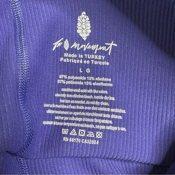 Free People Movement Free Throw bike shorts NWT Large - Picture 4 of 4